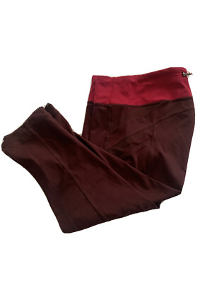 Lululemon Athletic Plum Cropped Legging Pockets Size 6