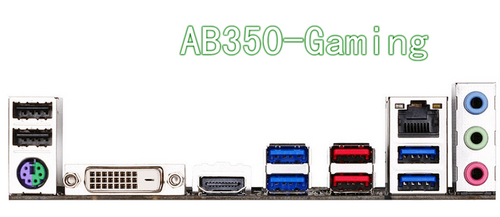 Backplate For AB350-Gaming, b450m ds3h Motherboard IO Shield plate i/o - Afbeelding 1 van 1