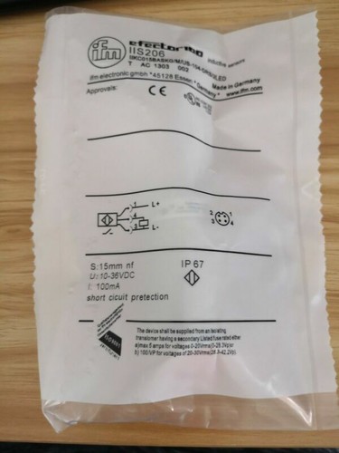 1PCS New IFM IIS206 Proximity Switch Sensor In Box Expedited Shipping - Picture 1 of 3