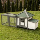 Hühnerstall für 3 Hühner mit Nistkasten Hühnerhaus Hühnerkäfig wetterfest