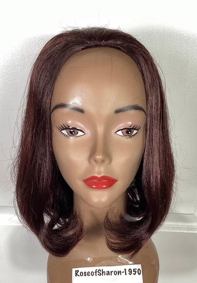 Peluca Colección Janet Mood Magic Reversible Borgoña Sintético Gorra Peines T-4 Foto 4 de 4