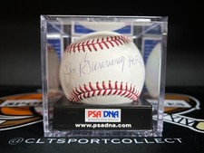 JIM BUNNING Signed Auto Autographed Baseball PSA/DNA 9.5 HOF SWEET SPOT