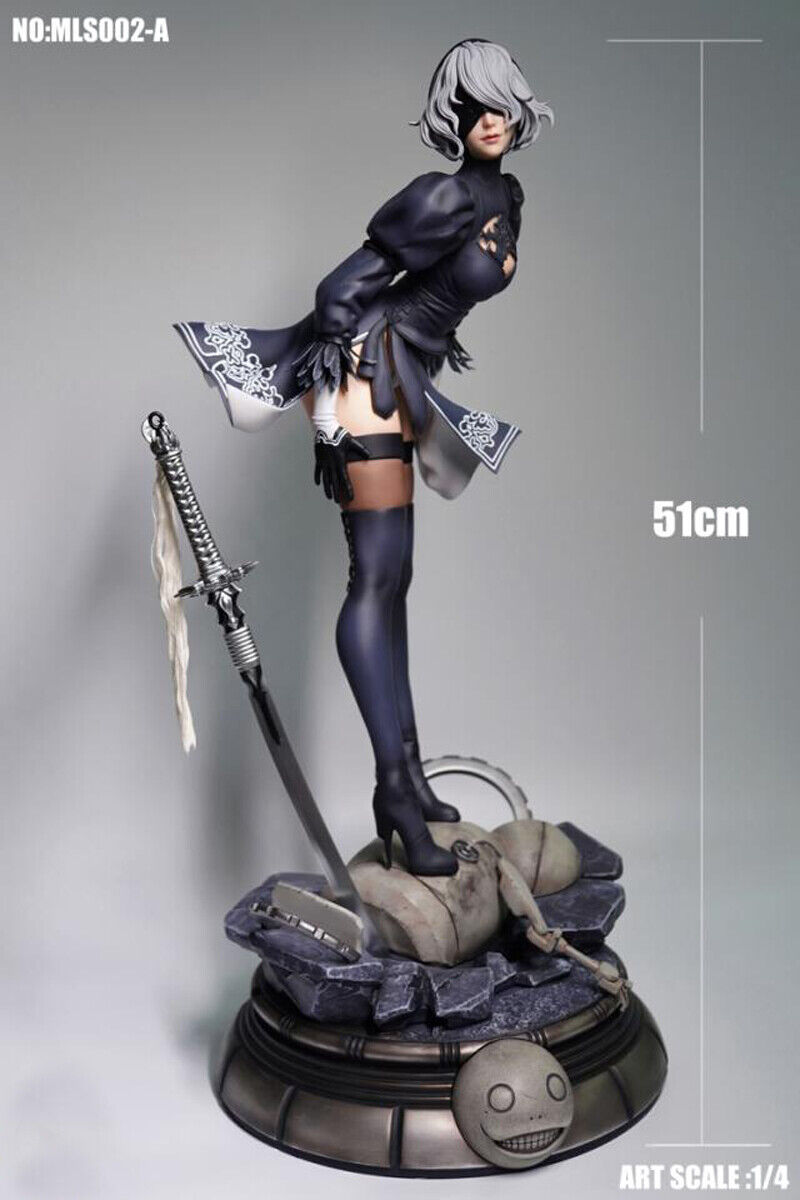MOONLIGHT STUDIO MLS002 1/4 NieR:Automata YoRHa No.2 Statue FIGURES In  Stock NEW
