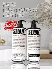 STMNT Grooming Goods Shampoo 25.3oz & Conditioner 22.8 fl oz Duo