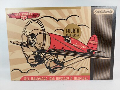 #ad ERTL Ace Hardware 1930 Mystery R Airplane 4th In Series NEVER OPENED FAST SHIP $5.00