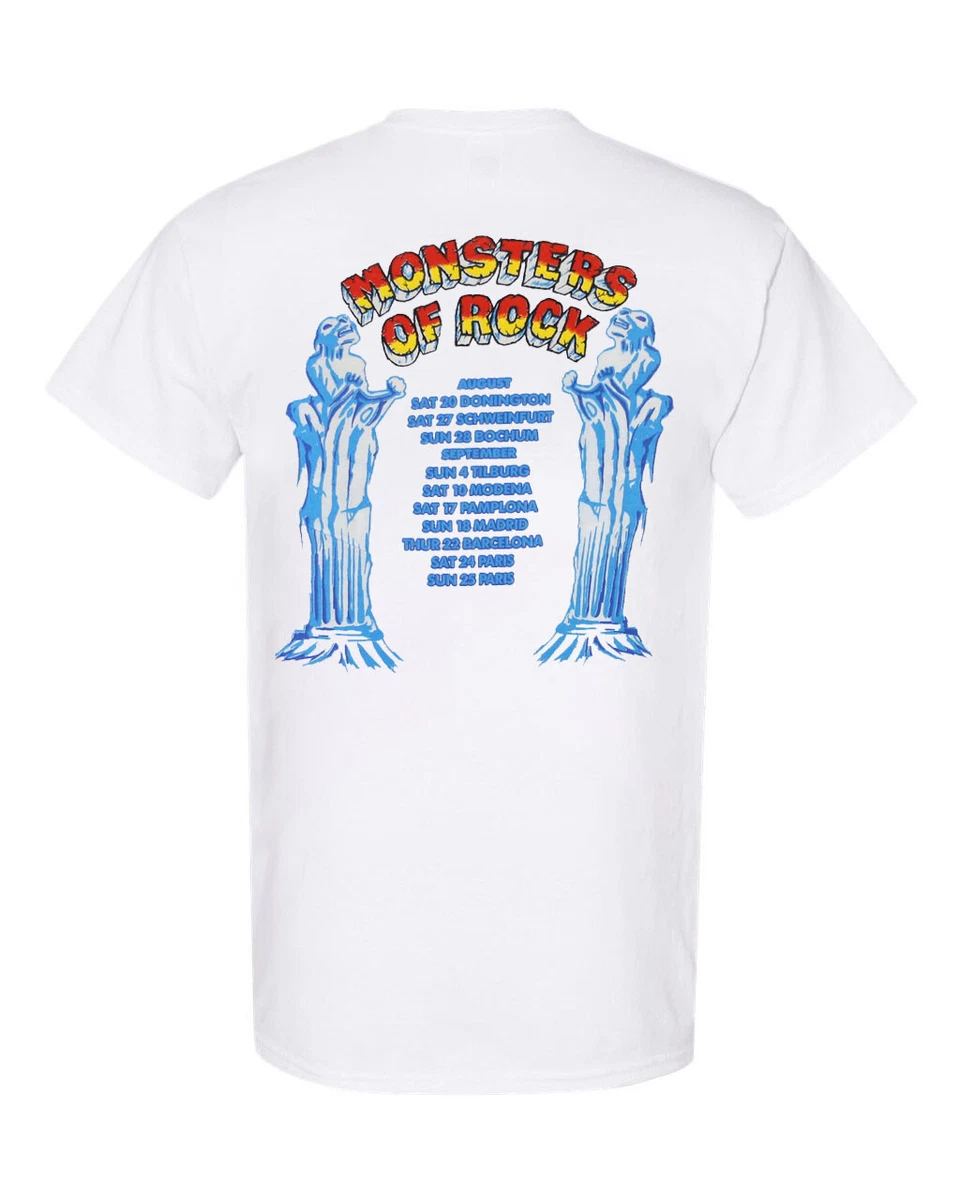 1988 Iron Maiden Monsters Of Rock New White T-Shirt Unisex Rock