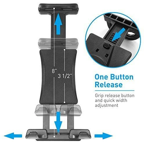 Soporte para Tableta Reposacabezas Coche Macally, Soporte para Coche iPad Ajustable para Niños en Foto 4 de 4