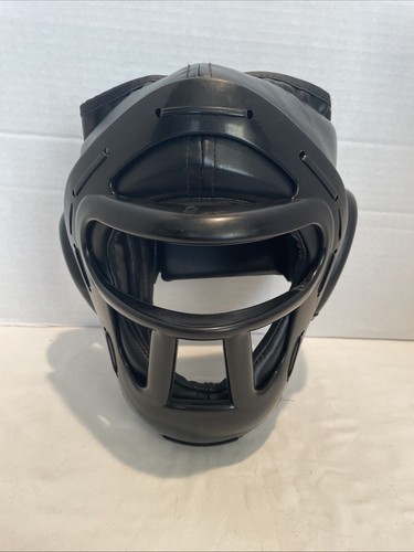 Wacoku Type B105 Head Gear with Face Protector for Martial Arts, Size Small
