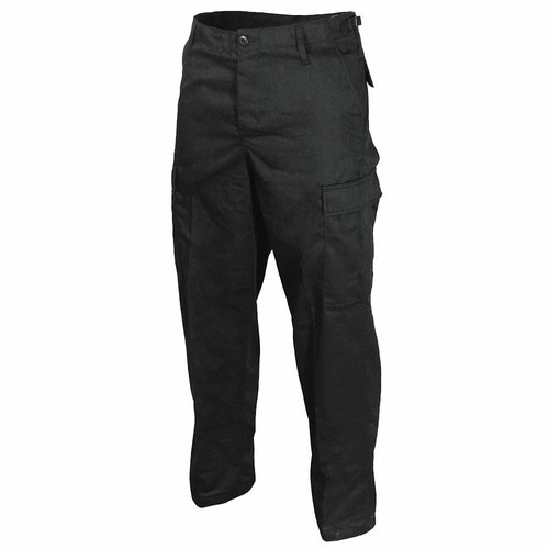 Black Soldier Army Cargo Pants Military 
