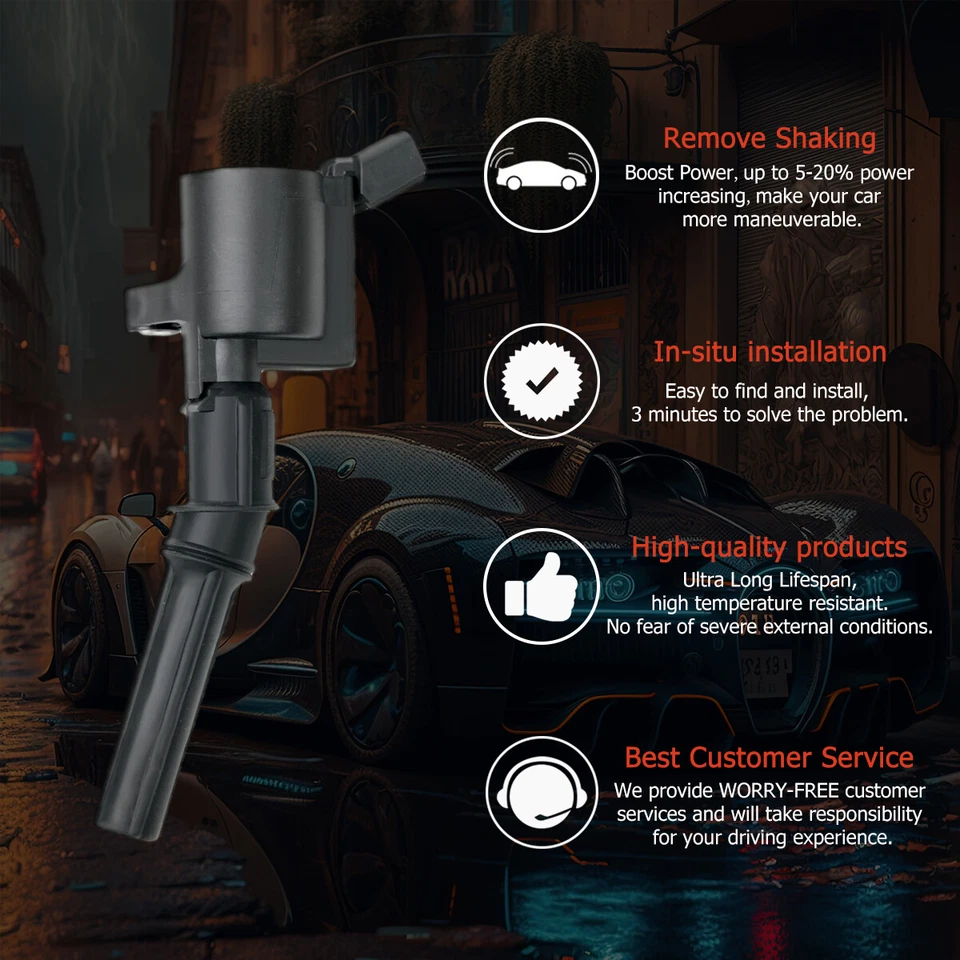 8Set OEM Ignition Coil PACK DG508 FD503  For Ford F150 F250 F550 E350 4.6L 5.4L Foto 3 de 4