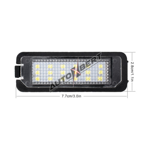 FOR VW Golf GTI R R32 Mk5 Mk6 Mk7 Passat Canbus LED Licence Number Plate Lights - Picture 5 of 8