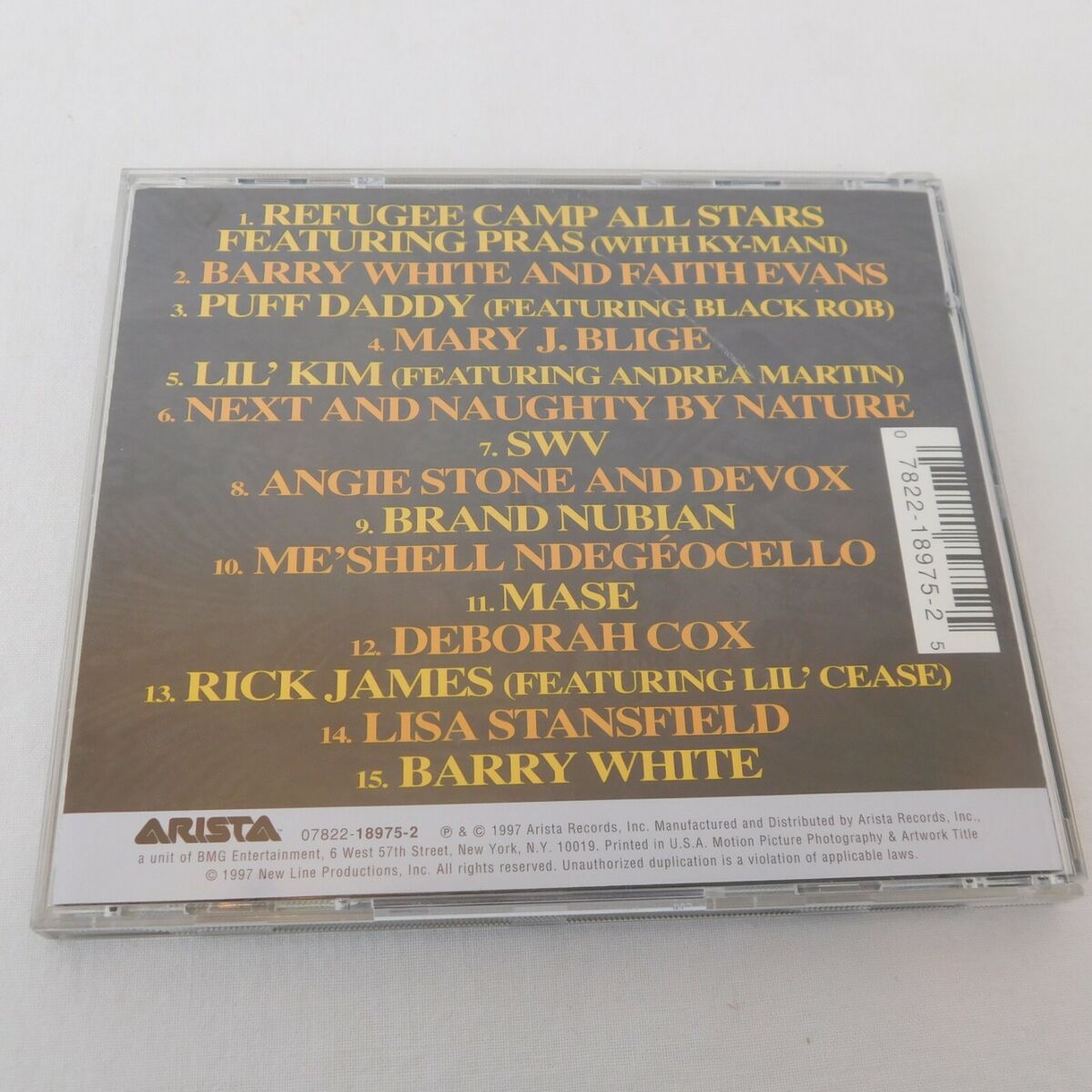 Refugee Camp All Stars Feat. Pras: Avenues/ Rick James: Back In You Again: Cassette Single Refugee Camp All Stars Feat. Pras: Avenues/ Rick James: Back In You Again: Cassette Single