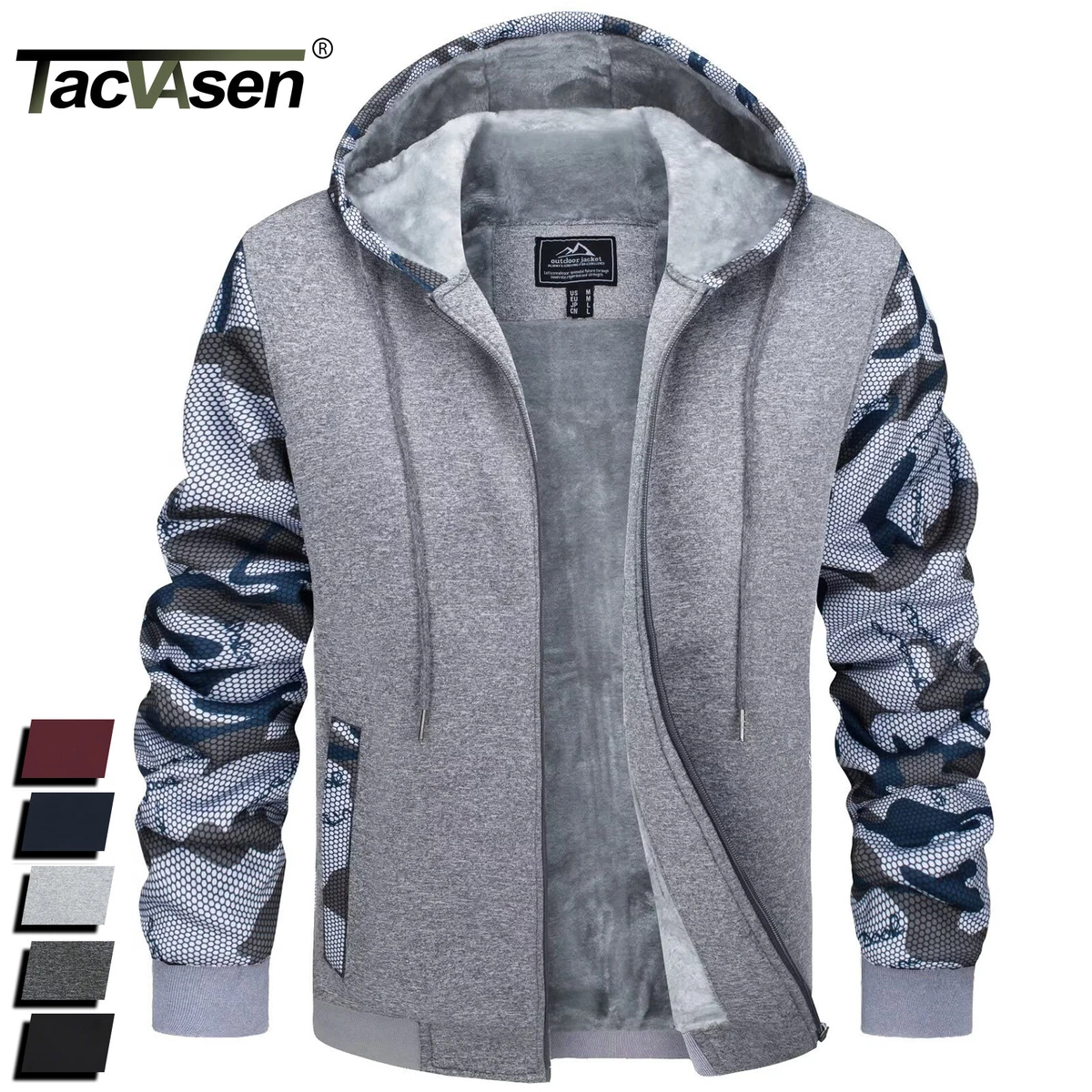 extra warm zip up hoodie