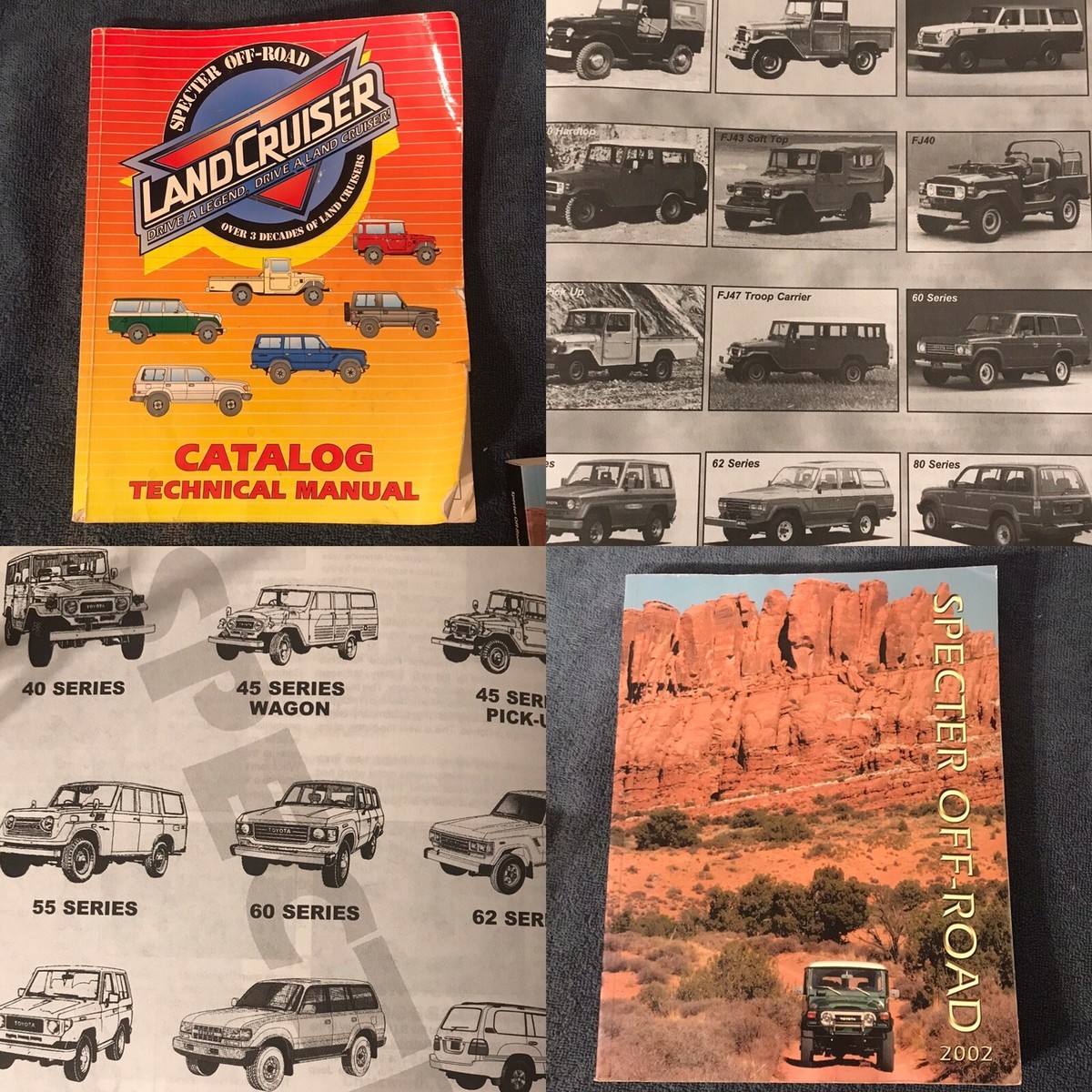 2 VTG Specter Toyota Land Cruiser Parts Catalog/Technical Manual
