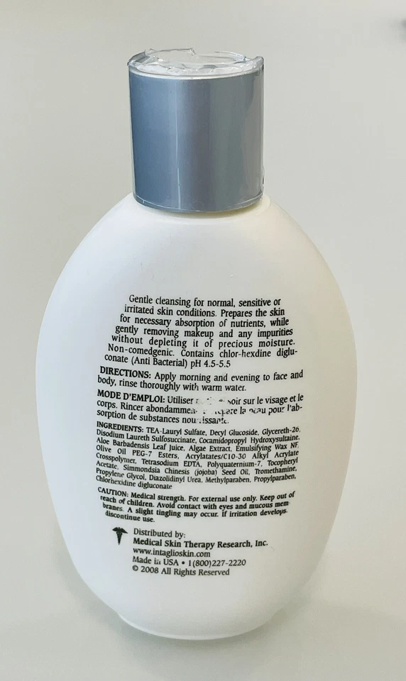 Limpiador terapéutico INTAGLIO RETIRADO/DESCONTINUADO 5 floz/150 ml NUEVO SELLADO RARO Foto 4 de 4