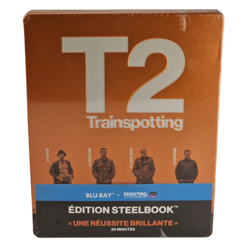 T2: Trainspotting Blu-Ray Steelbook Edition Danny Boyle Ewan Mcgregor Area Lib - Picture 1 of 7