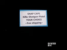 ASSORTED CALIBER & GAUGE SNAP CAPS, TRIPLE K, TIPTON, A-ZOOM ~~FREE SHIPPING!~~