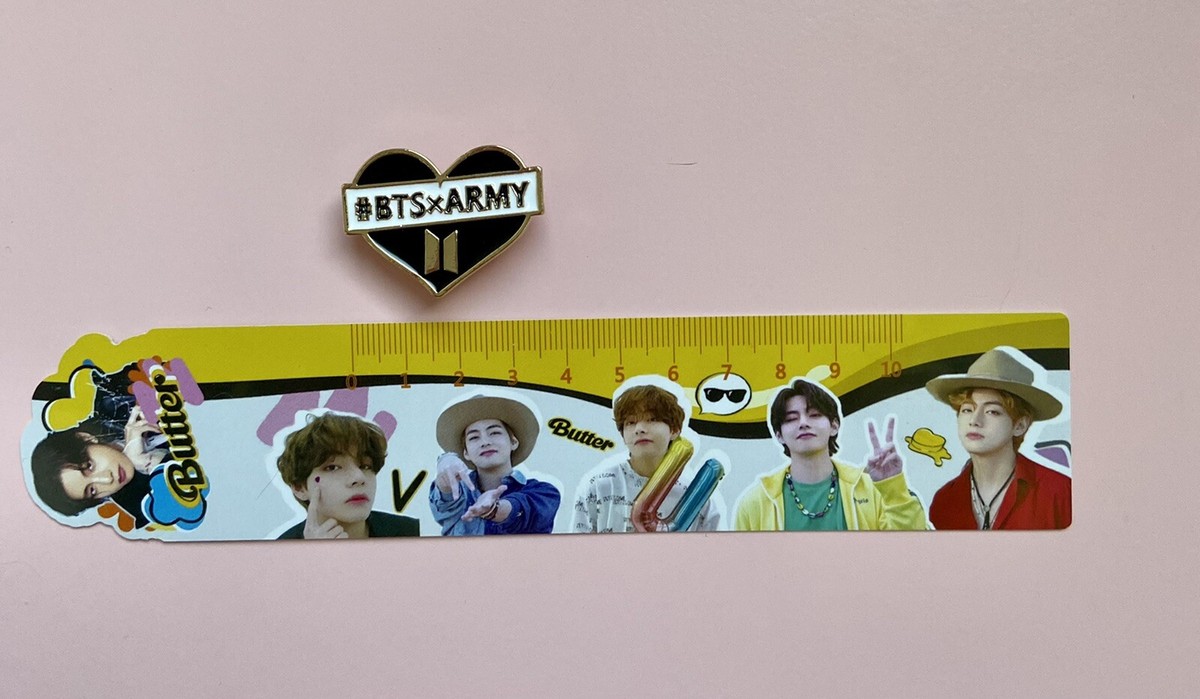 BTS♡ARMYピンバッジ BTS x ARMY heart pin badge, brooch. Bangtan, Taehyung