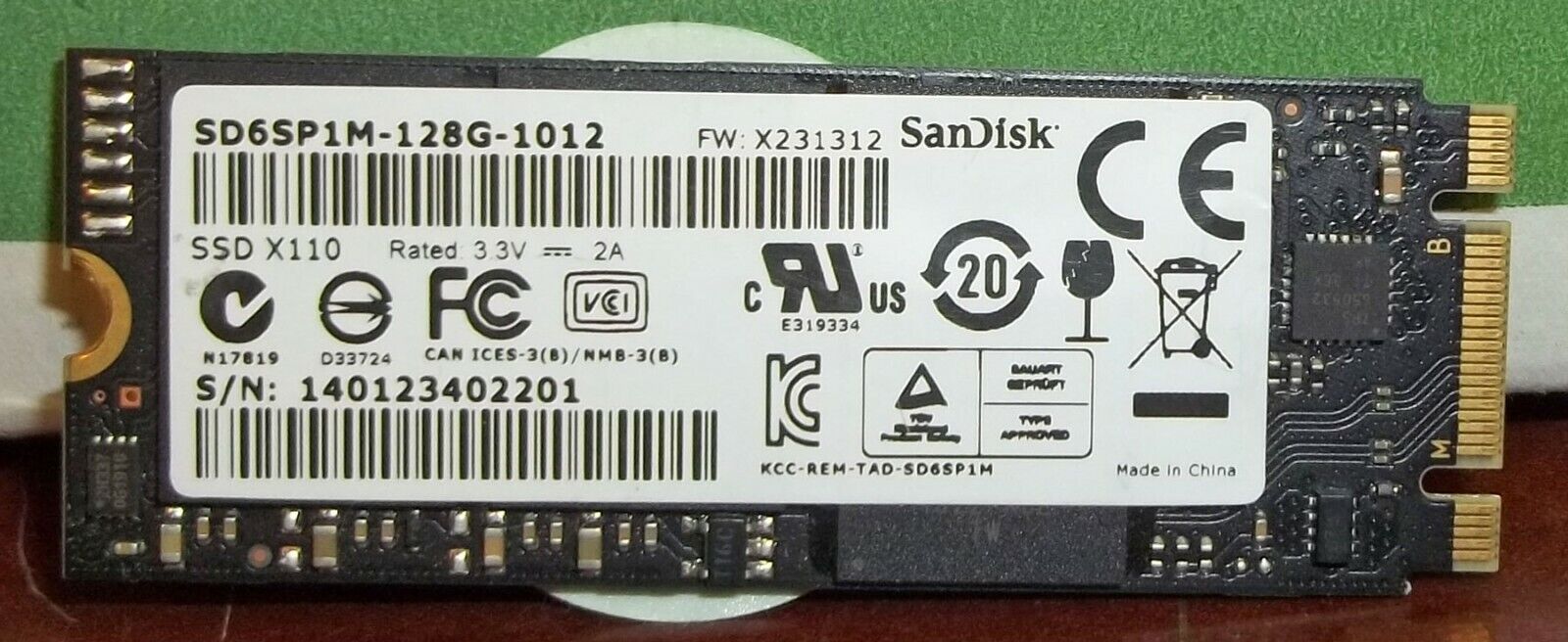 SanDisk SSD X110 128GB SATA SD6SP1M-128G-1012 Free Ship