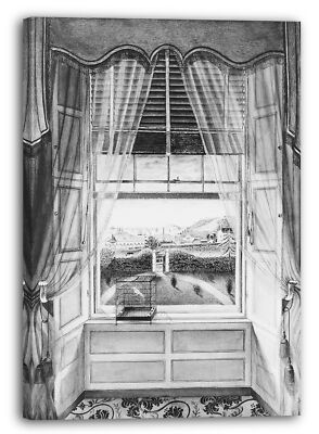 Kunstdruck ca. 1841 - Ansicht vom Haus von Henry Briscoe Thomas, Baltimore