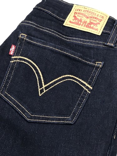 Levies Ladies Dark Blue 535 Super Skinny Jeans W27 L30 - Picture 10 of 12