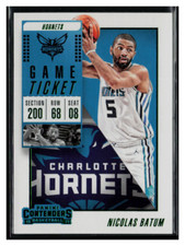 2018 Panini Contenders #24 Nicolas Batum Game Ticket