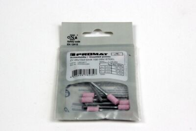PROMAT ZY 05x10x3 EKR 100 O5V STEEL 10x Grinding Stick Zylinder-Form 5x10mm K100