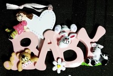 Personalized Baby Girl Christmas Ornament Holiday Gift