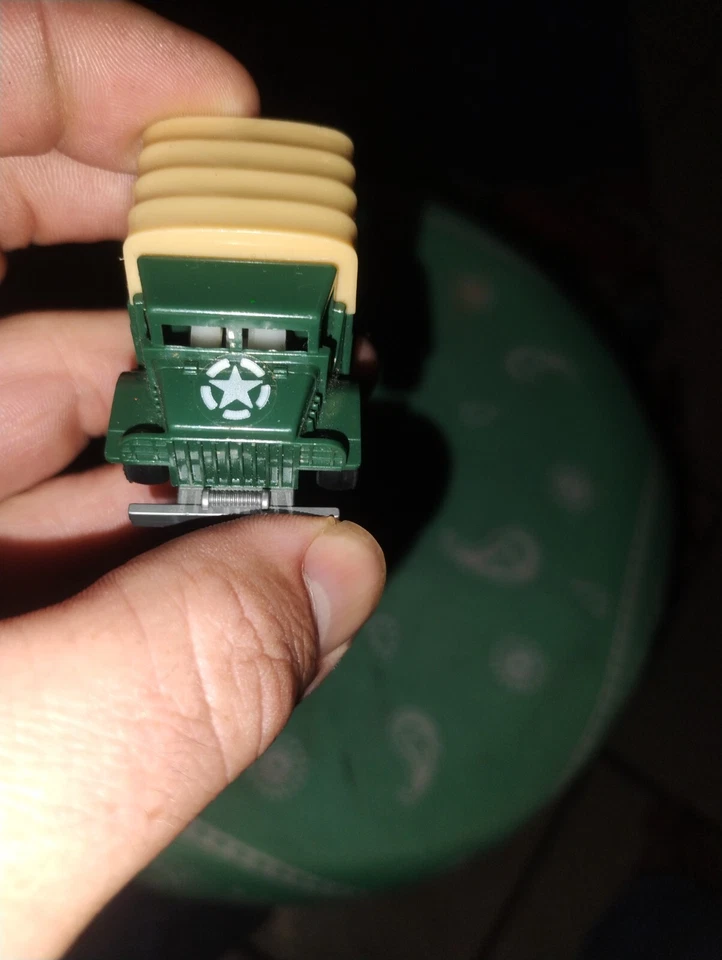 Camión Combat Choro Q 269 U.S.Gmc No.C-03 Green Allied Forces 1980 Thing Takara D Foto 4 de 4