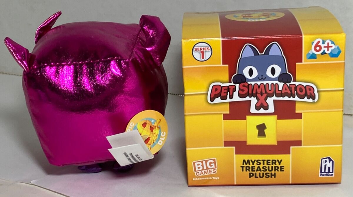 Pet Simulator X Mystery PLUSH + CODE ~ SELECT ROBLOX BIG GAMES PET