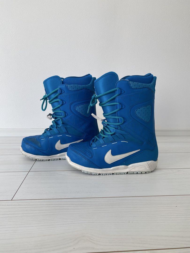 NIKEスノボーブーツ24 Nike SB Kaiju Snowboard Boots Blue 376276-400 Size 8 Rare