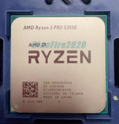 AMD RYZEN 3 PRO 5350G AM4 CPU Processor R3 PRO 5350g Quad Core 4.0 GHz 65W