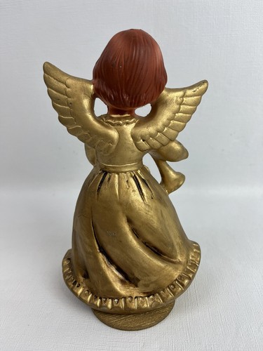 Christmas Decor - Vintage Musical Revolving Angel Japan 7 1/2" Tall - Picture 2 of 8