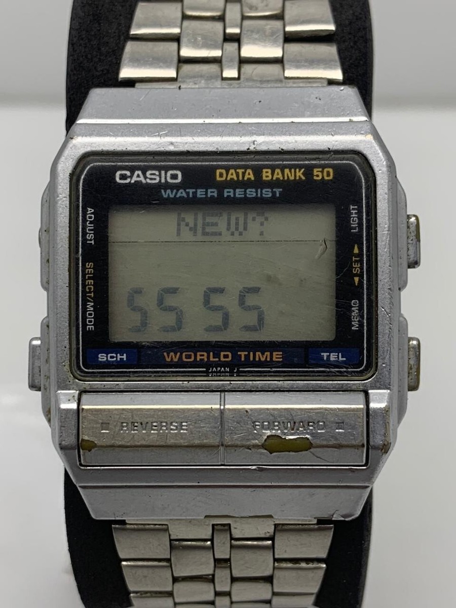 Vintage Casio Data Bank 50 DB-520 Watch Japan | eBay