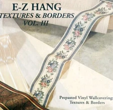 1980s Brewster Wallpaper Sample Book E-Z Hang Textures Border Vintage MapClst