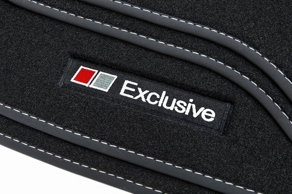 Exclusive Line Fußmatten passend für Audi A4 B9 8W Avant Kombi Limo S-Line 2016- - Bild 4 von 4