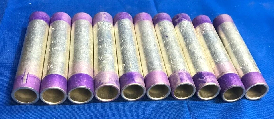 PALME DE COMPRESIÓN DE COBRE CUADRADO D P/N: 43902 BARRIL LARGO VHS 4/0 (CAJA DE 10) Foto 2 de 4