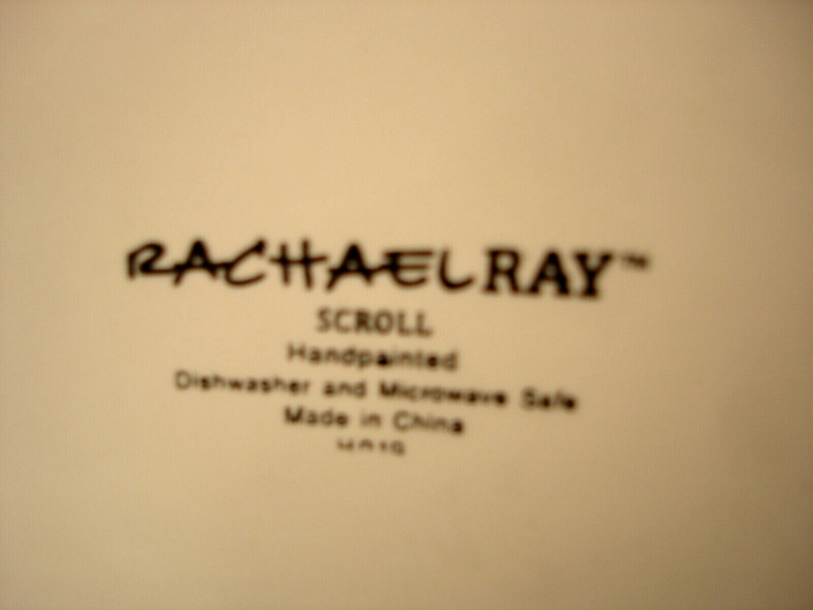 Cucina Scroll / Lavender by Rachael Ray MUG 4 1/2" H  SET / 4