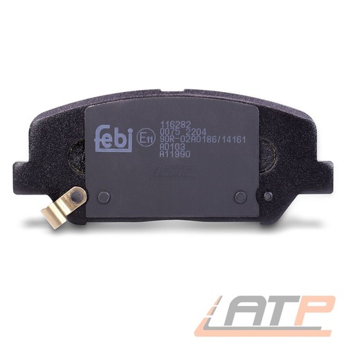 FEBI BILSTEIN BREMSBELÄGE SATZ VORNE FÜR HYUNDAI I30 GENESIS KIA CEED OPTIMA - Bild 2 von 6