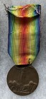 ITALY, VICTORY MEDAL, RARE…. WW1, ORIGINAL SILK RIBBON, #2 FM Lorioli — photo 1