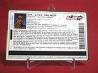 GI Joe Valor vs. Venom File Card Dr. Link Talbot v1 2004 Original FILECARD