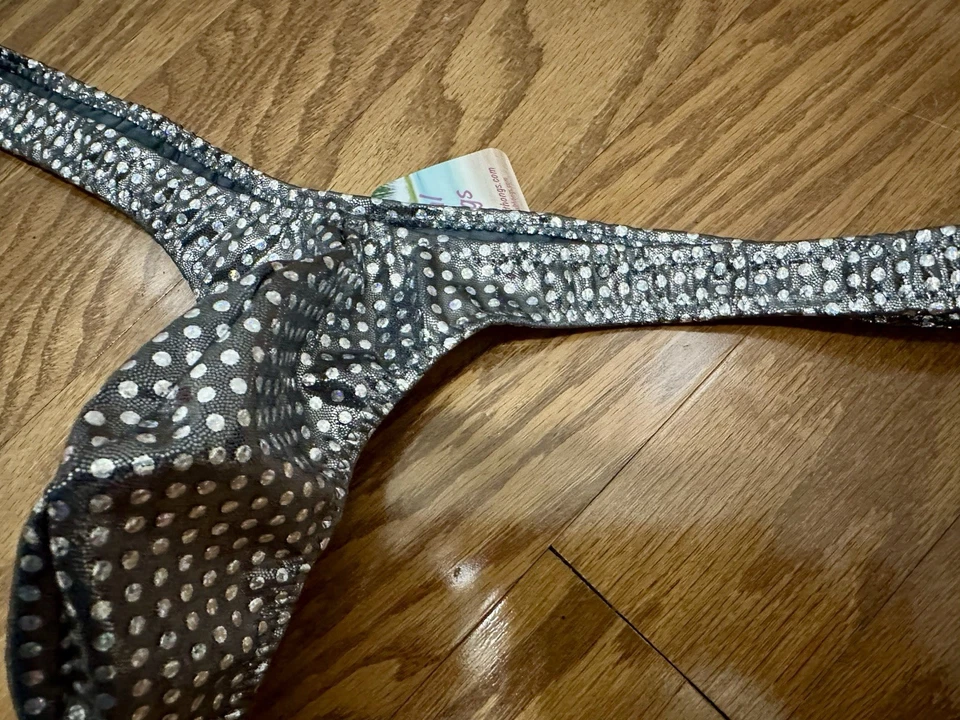 Costume da bagno uomo bikini perizoma slip stile speedo costume da bagno spogliarellista go-go XL - Immagine 4 di 4