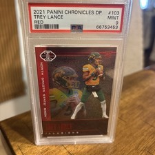 2021 Panini Chronicles Trey Lance Rookie Card PSA 9