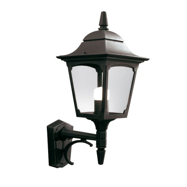Wandleuchte Schwarz Aluminium IP44 Rustikal Frankie AußEnleuchte Haus Hof-image