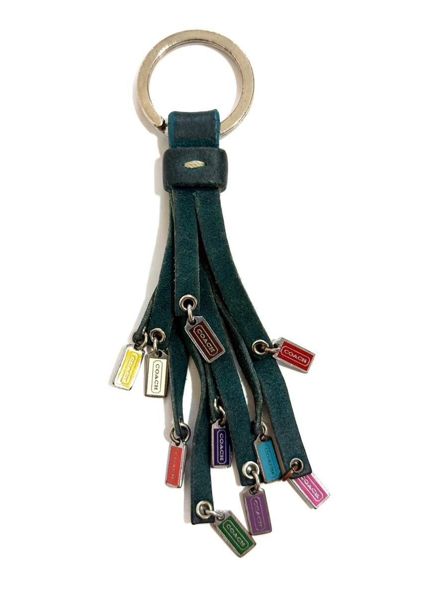 Coach Leather Letters, Numbers & Symbols Key Chains, Rings