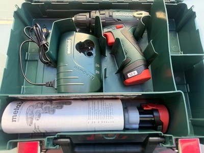 Metabo Powermaxx SB Basic Akku-Schlagbohrmaschine mit 2x10.8V/2Ah Akkus und...