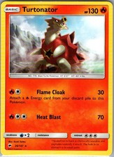 Turtonator 26/147 Non Holo SM - Burning Shadows - Pokemon Card - NM