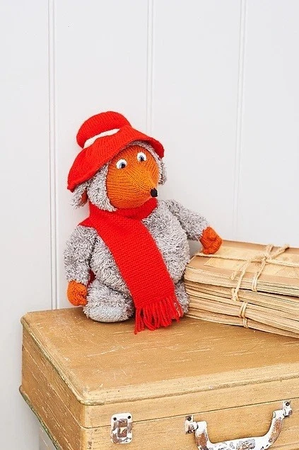 Orinoco Womble Wimbledon BEAR CROCHET AMIGURUMI KNIT PATTERN ONLY