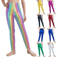Unisex Kids Tights Hip Hop Trousers Girls Pants Dance Festival Disco Practice