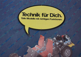 Lego Retro Technic Technic Cardboard Sign Car Chassis 8860 Vintage Retro 80s